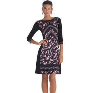 WHBM Shift 3/4 Sleeve Dress